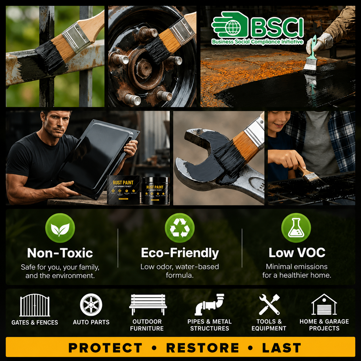 Water-Based Metallic Paint Rust Converter