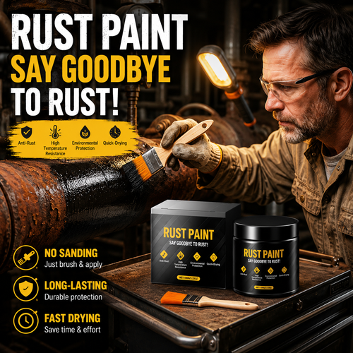 🥇Water-Based Metallic Paint Rust Converter🍃