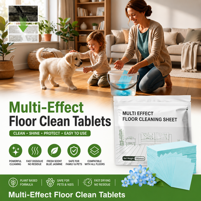 🧼 Multi-Effect Floor Cleaning Tablets-✨ Powerful Cleaning. Residue-Free Shine