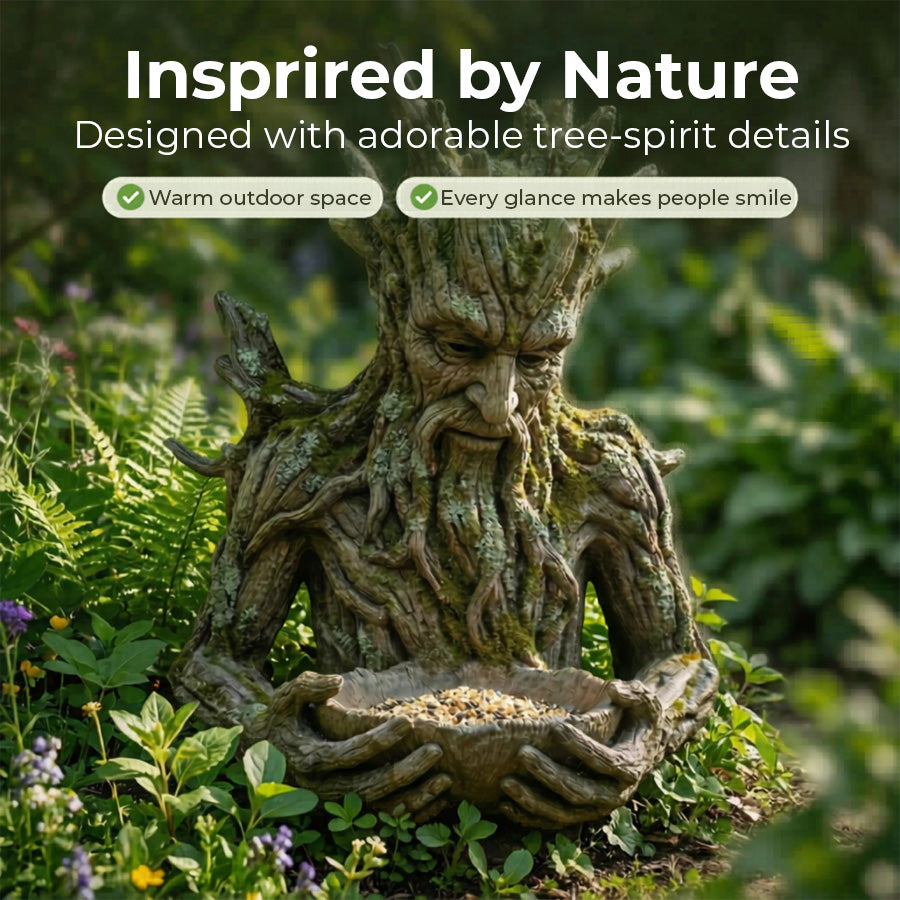 🔥Last Day 50% OFF🔥The Quiet Offering A Tree-Integrated Bird Feeding Sculpture