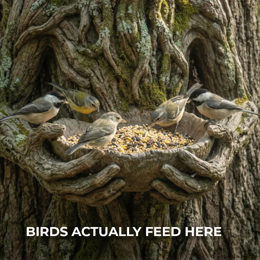 🔥Last Day 50% OFF🔥The Quiet Offering A Tree-Integrated Bird Feeding Sculpture