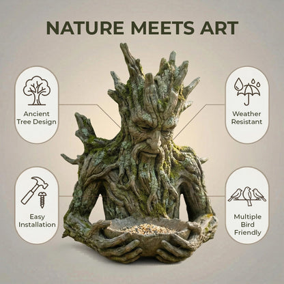 🔥Last Day 50% OFF🔥The Quiet Offering A Tree-Integrated Bird Feeding Sculpture