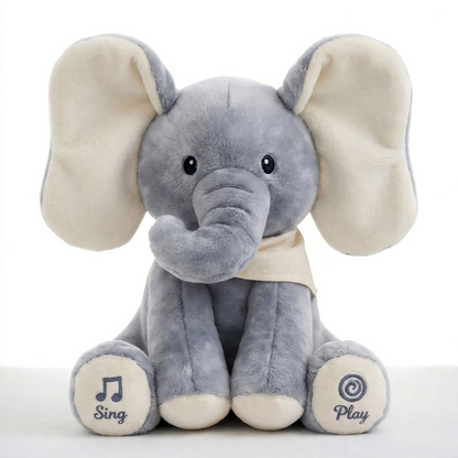 🐘Tootie – Animated Singing Elephant Plush with Flapping Ears🎶