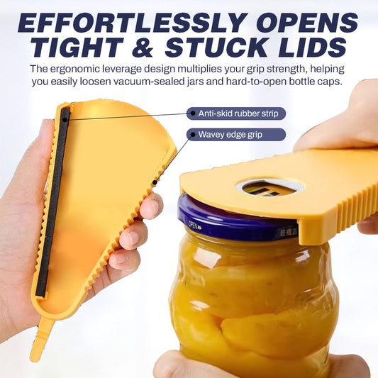 🥫EasyGrip 6-in-1 Jar & Bottle Opener Open Any Lid in Seconds🍾 — No More Struggling