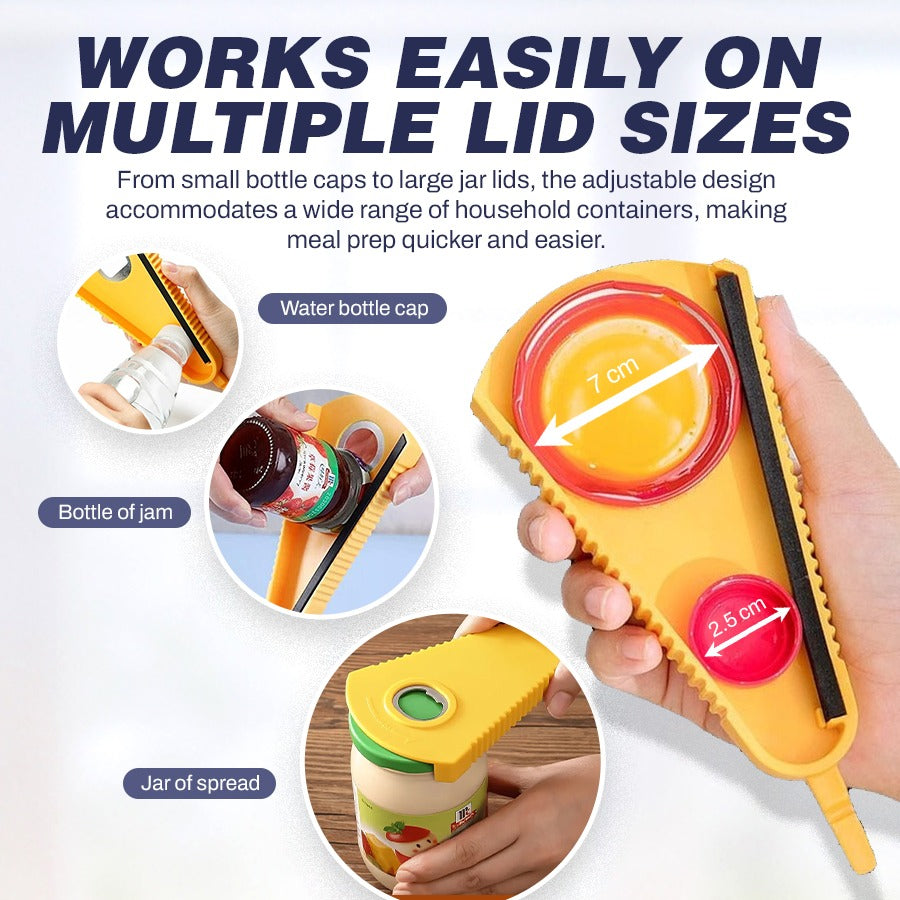 🥫EasyGrip 6-in-1 Jar & Bottle Opener Open Any Lid in Seconds🍾 — No More Struggling